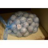A bag of fifty Pinnacle golf balls.