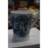 Royal Commemorative mug for King George V and Queen Mary, 1911.