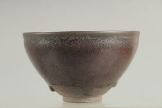 A CHINESE JIAN WARE BOWL, 12.5cm diameter.