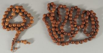 TWO SETS OF ISLAMIC RELIGIOUS PRAYER BEADS, (2).