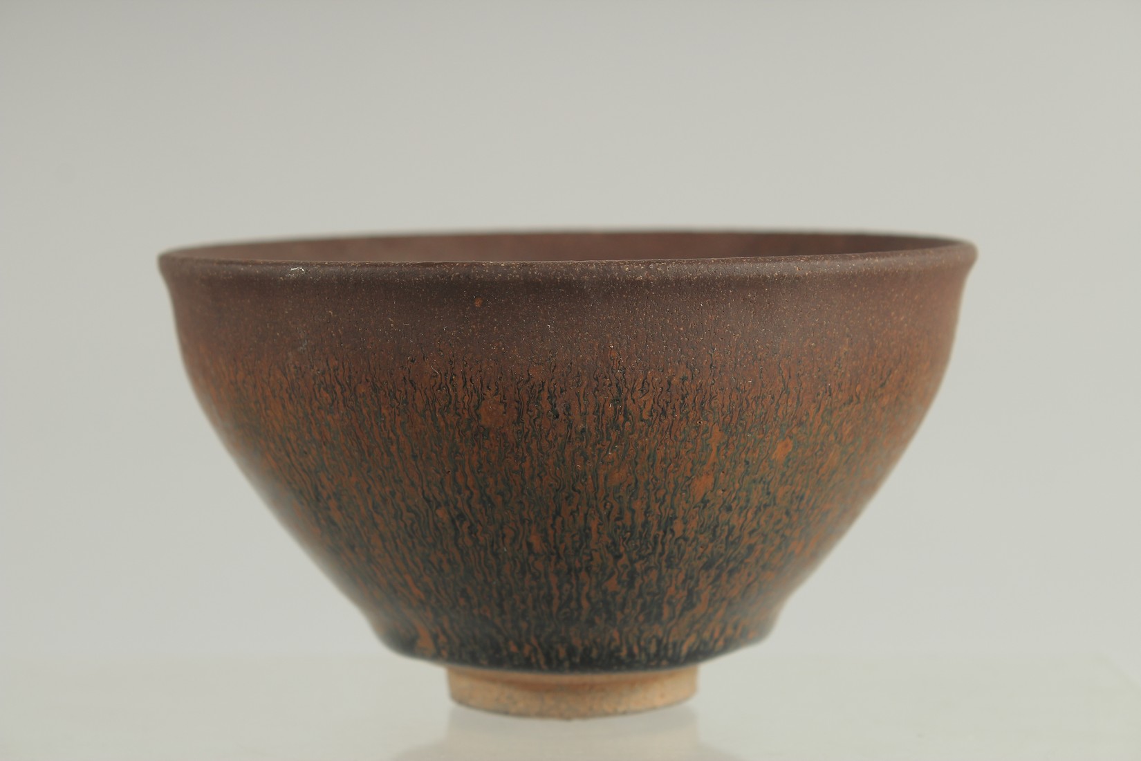 A CHINESE JIAN WARE BOWL, with hare's fur glaze, 12.5cm diameter. - Image 2 of 5