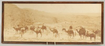 ALEXANDRE BOUGAULT (1851-1911): A LANDSCAPE PHOTOGRAPH TAKEN FROM THE NORTHEN AFRICAN WADI (VALLEY),