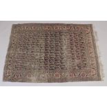 A PERSIAN RUG with many gulls 69ins x 48ins.