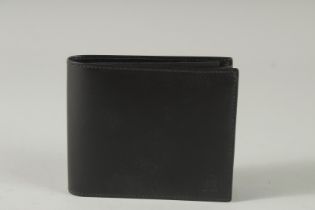 A DUNHILL LEATHER WALLET.