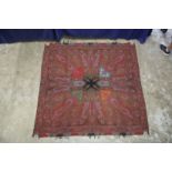 A KASHMIRI SHAWL. 74ins x 76ins