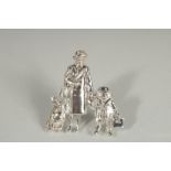 A SILVER BROOCH, PADDINGTON BEAR AND THE QUEEN.