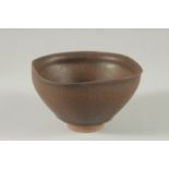 A CHINESE JIAN WARE BOWL. 13cm (at widest point).