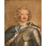 19th Century after the engraving, a head and shoulder portrait of Peter the Great in armour,