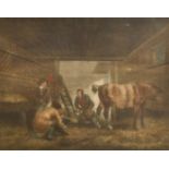 After G. Morland, 'Stable Amusement', early 20th century, a print, 17" x 21.5", (