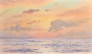 Alma Claude Burlton Cull (1880-1931), Evening in the Indian Ocean, watercolour, signed and dated