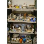 A large quantity of decorative and household china.