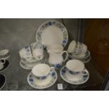 A Wedgwood Clementine part tea service.