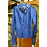 A Vivian Westwood blue cotton long sleeve shirt, size 40.