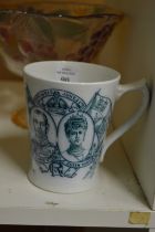 A King George V and Queen Mary Coronation mug.