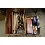 Two boxes of miscellaneous items.