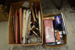Two boxes of miscellaneous items.