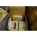 Beatrix Potter books and other items.