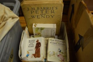 Beatrix Potter books and other items.