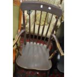 A Windsor chair.