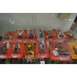 A quantity of Del Prado military figures in original blister packs.