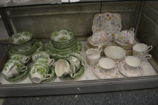 A quantity of Tuscan Indian Garden pattern tea ware and other items.