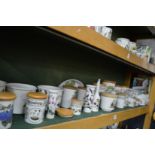 A good collection of Portmeirion Botanic Garden and other design to include numerous storage jars,