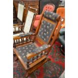 An American style rocking chair.