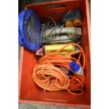 Heavy duty extension cables etc.