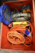 Heavy duty extension cables etc.