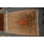 A Persian design prayer rug, 130cm x 90cm.