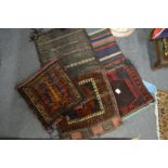 Persian mats and bags.