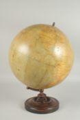 A THOMAS OF PARIS 12INS GLOBE on a stand.