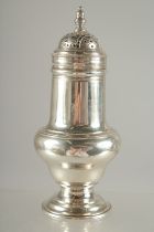 A GEORGE II SILVER PEPPER. London 1758. Maker: I. D.