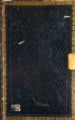 19th Century leather bound folio of topographical subjects, some Continental, and genre scenes, 20