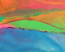 Jeff Hoare (1923-2019) British, 'Misty Morning', acrylic on canvas, titled verso, 18" x 23.5", (