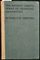 F. Morley Fletcher, Woodblock Printing, The Artistic Crafts Series of Technical Handbooks, signed by