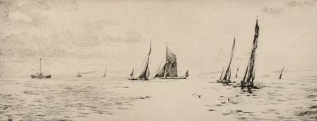 Arthur Bond (1888-1958), a group of five pencil signed etchings, the largest plate size 8.25" x 13.