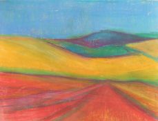 Jeff Hoare (1923-2019) British, 'Summer Smile', pastel, titled verso, 18" x 23.75", (46x64.5cm) (