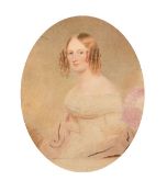 Moritz Michael Daffinger (1790-1849) Austrian, portrait of Furstin Hermine Metternich,