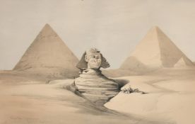David Roberts, 'The Great Sphinx, Pyramids of Gizeh', 19th Century lithograph published by F.G.