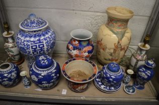 A quantity of Oriental china.