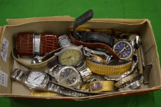 A collection of wristwatches.