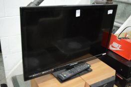 A small flat screen TV.