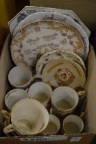 A small collection of Royal Commemorative china etc.