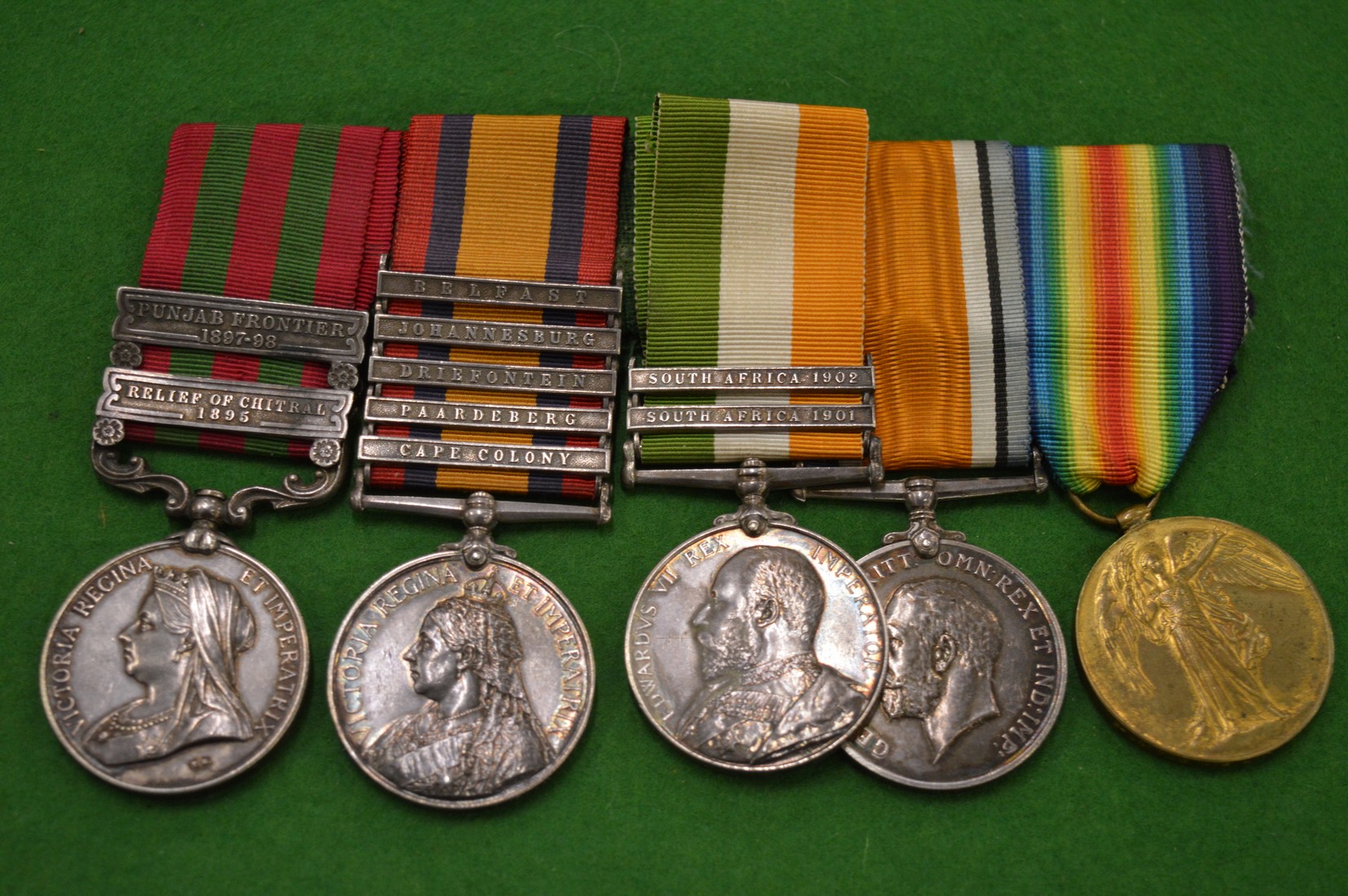A good group of five Military medals awarded to J H Lemon, Victorian