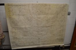 A Laura Ashley Aubusson style floral decorated wall hanging 200cm x 136cm.
