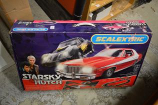 A Scalextric Starsky and Hutch set, boxed.