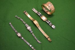A collection of Ladies wristwatches.