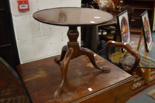 A mahogany tripod table (alterations).