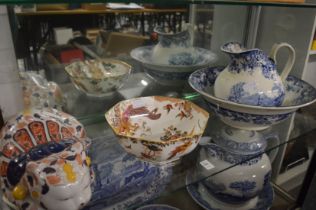 A Royal Crown Derby Olde Avesbury bowl and other items.